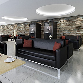 Westbridge Leather Faced Armchair And Sofas