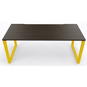 Transform Painted Hoop Leg Rectangular Bench Desks