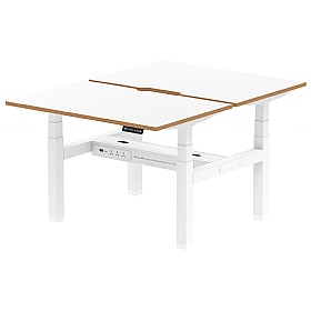 Oslo Air Back to Back Standing Desks With USB Ports
