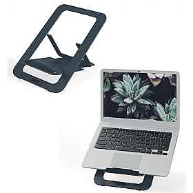 Leitz Ergo Aluminium Ultra-Flat Adjustable Laptop Stand