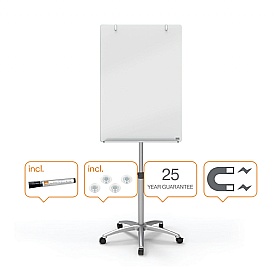 Nobo Glass Flipchart Easel