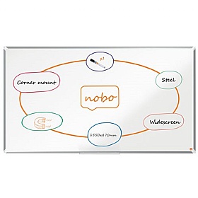 Nobo Premium Plus Widescreen Steel Magnetic Whiteboard