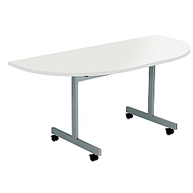 Commerce II Semi Circular Flip Top Tables