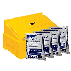 400 Litre Grit Bin & De-icing Salt Bundle