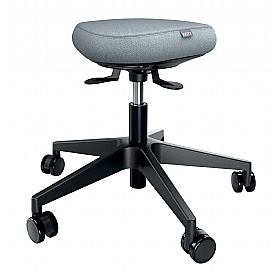 Leitz Ergo Active Sitting Mobile Stool with Wobble Comfort Seat