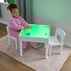 Light Table and Two Chairs Set