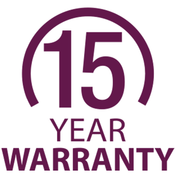 15 Year Warranty