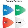 Coloured Frame Cork Exterior Shield Showcases