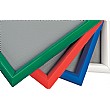 Freestanding Coloured Frame Shield Noticeboard