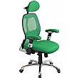 Ergo-Tek Green Mesh Office Chair