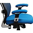 Ergo-tek Blue Mesh Office Chair Close Up