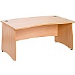 NEXT DAY Gravity Contract Panel End Double Wave Bow Desk