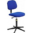 Static Dissipative Fabric Chair With Glides Blue