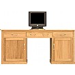 Cavalli Solid Oak Executive Computer Desk