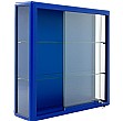Glass Wall Display Cabinet with Sliding Door