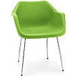 Hille Robin Day Retro Polypropylene Chair Lime