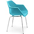 Hille Robin Day Polypropylene Chair Blue