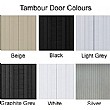 Tambour Door Colours