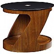 Spectrum Real Wood Veneer Oval Occasional Table