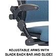 HAG H03 340 Chair Arms in Black