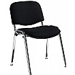 Swift Chrome Conference Chair Black