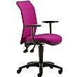 Air Ribbed Back Operator Chair With Fixed T Arms