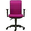 Air Ribbed Back Chair With Adjustable Arms