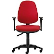 Topaz High Back Operator Chair Adjustable Arms
