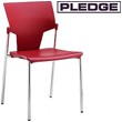 Pledge Ikon 4 Leg Chair Red