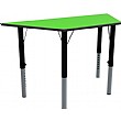 Height Adjustable Trapezoidal Tables