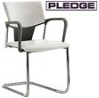 Pledge Ikon Upholstered Cantilever Armchair