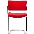 Pledge Arena Square Back Cantilever Chair No Arms