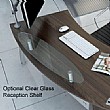 Optional Glass Reception Shelf