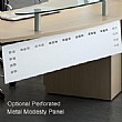 Optional Metal Modesty Panel