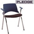 Pledge La Kendo Upholstered Stackable 4 Leg Chair