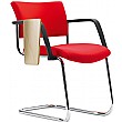 Pledge Arena Square Back Cantilever Chair & Tablet