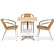 Casa Square Table and 4 Chairs Bundle Deal