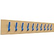 Single Colour Classroom Coat Hook Rails 10