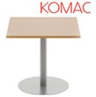 Komac Reef Square Meeting Table Round Base