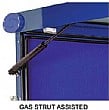 WeatherShield Freestanding Showcase Gas Assisted