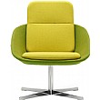 Dishy High Back Swivel Reception Chair Front