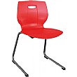 Scholar Reverse Cantilever Chair - Red