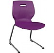 Scholar Reverse Cantilever Chair - Purple