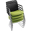 Alina Mesh Back Cantilever Conference Chair Stack