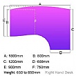 Elite Optima Plus Height Adjustable Bow Fronted Ergonomic Desks