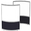 Elite Huddle Pod Curved Screen With Whiteboard Pan