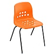 Pepperpot Education Chair - Orange