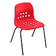 Pepperpot Education Chair - Vibrant Red