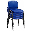 Swift Vinyl Conference Chair Black Frame (Pack of