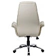 Jersey Cream Leather Faced Office Chairs